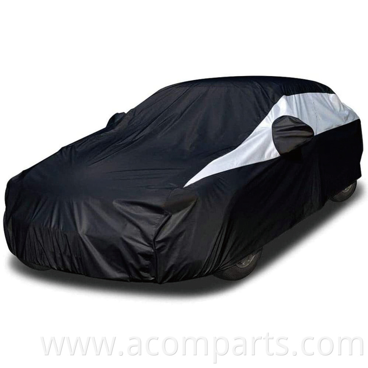 Wholesale price lockable sun proof snow waterproof rain protective automatic plastic car cover